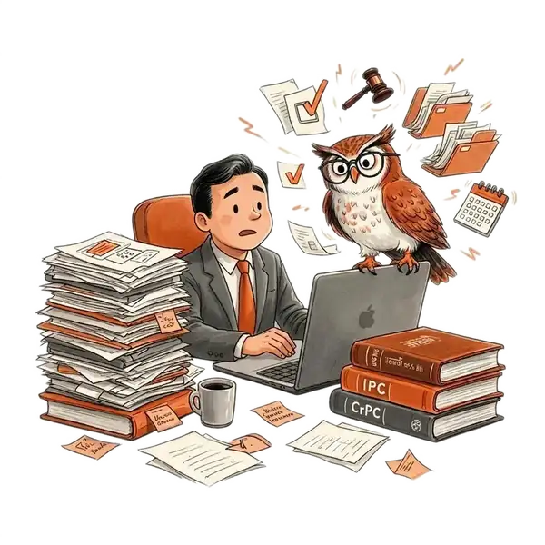 LawVyn.ai AI powered legal platform illustration